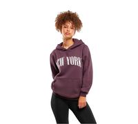 Miss Tee New York Hoodie Purple M Woman
