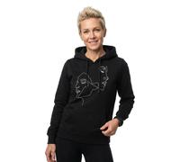 Miss Tee One Line Fit Hoodie Black S Woman