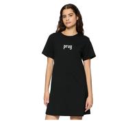 Women's t-shirt dress Miss Tee Praying Hands Noir XS