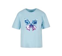 Miss Tee Women's Mst034-chromed Butterfly Tee T-Shirt, Ocean Blue, XXL