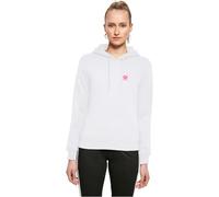 Miss Tee Women's Mst041-self Love Club Hoody Hooded Sweatshirt, White, L