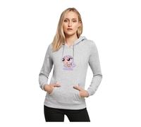 Miss Tee Women's Mst060-forever Whatever Hoody Hooded Sweatshirt, Heather Grey, XXXXL