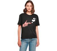 Miss Tee Women's Mst105-girl Bang Tee T-Shirt, Black, M