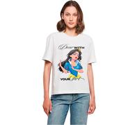Miss Tee Women's Mst166-done with Your Shit Tee T-Shirt, White, XL/Plus Tall