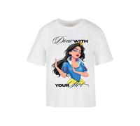 Miss Tee Women's Mst166-done with Your Shit Tee T-Shirt, White, XXL