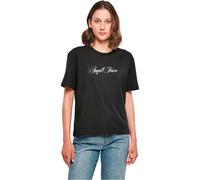 Miss Tee Women's Mst187-angel Face Tee T-Shirt, Black, 4XL