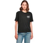 Miss Tee Women's Mst190-good Vibes Wording Tee T-Shirt, Black, XXL