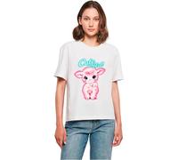 Miss Tee Women's Mst256-cute As Hell Tee T-Shirt, White, L Plus Tall