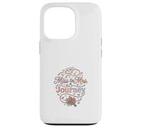 Miss to Mrs Journey Retro Floral Romance Design Case for iPhone 13 Pro