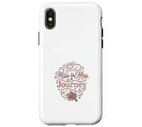 Miss to Mrs Journey Retro Floral Romance Design Case for iPhone X/XS