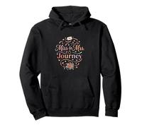 Miss to Mrs Journey Retro Floral Romance Design Pullover Hoodie