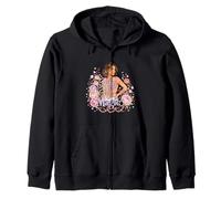 Miss to Mrs Magic Romantic Floral Bridal Design Zip Hoodie