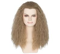 Miss U Hair Men's Long Curly Ash Blonde Hair Party Movie Cosplay Costume Wig C208