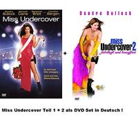 Miss Undercover 1+2 DVD Set, German, 1 & 2, Sandra Bullock
