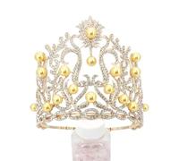 Miss World Tiara And Crown For Womens Adjustable Pageant Headdress Wedding Hair Accessories