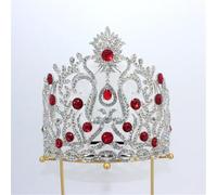 Miss World Tiara And Crown For Womens Adjustable Pageant Headdress Wedding Hair Accessories