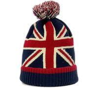 Miss Wow Winter Hats Souvenirs Union Jack Hat Warm Hat Thermal Knitted Men Women Unisex REd Blue