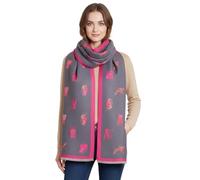 Miss Wow Women Cashmere Blanket Scarf Pretty Cat Pattern Reversible Scarf Women Pashmina Shawl, Winter Scarfs, Large Wrap, Warm, Animal Print Ladies Scarves Long Wraps (Grey)