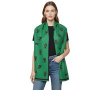 Miss Wow Women Cashmere Blanket Scarf Pretty Cat Pattern Reversible Women Pashmina Shawl, Winter Scarfs, Large Wrap, Warm, Animal Print Ladies Scarves Long Wraps (Green)