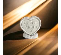 Miss You Auntie Stone Ornament Honouring Your Best Friend Home Garden or Grave. The Perfect Cute, Thoughtful Gift For Anyone & Occasion