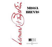 Missa Brevis: counter tenor and mixed choir a cappella, percussion ad libitum. Réduction pour piano.