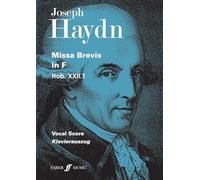 Missa Brevis in F: (Vocal Score): Satb with SS Soli, Vocal Score (Faber Edition)