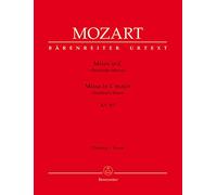 Missa C major KV 167 'Trinity Sunday Mass' - Mixed Choir and Orchestra - SCORE