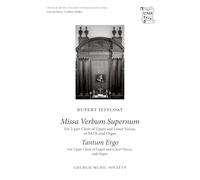 Missa Verbum Supernum and Tantum Ergo: Vocal score (Church Music Society)