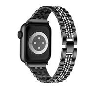 Missair Compatible with Apple Watch Straps women 40mm 41mm 38mm 42mm 44mm 45mm 46mm 49mm, Bling Diamond Jewelry Metal Bracelet Strap Band for iWatch Series 11 10 9 8 7 6 5 4 3 2 1 SE Ultra
