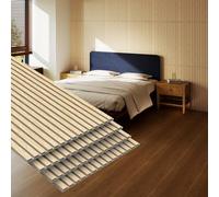 MISSDAY Wood Slat Acoustic Wall Panels, 4 Packs 47.2" x 23.6" Grey-Oak Soundproof Panel For Interior Wall Decor Noise Absorbing-3D Textured Wooden Panel Sound-Absorbing for Home, Office, Studio
