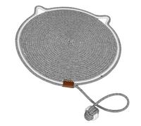 Missffcat Dual-Sided Cat Scratching Pad with Self-Play Ball(Ripple)