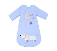 Missfly Baby Children Sleeping Bag with Detachable Sleeves,Cartoon Animals Pattern, Blue Dog, S (Length: 68 cm)