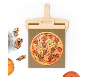 MissFox Sliding Pizza Peel - Sliding Pizza Shovel - Sliding Pizza Peel with Non-Stick Coating and Handle (55 x 35 cm) - The Original for Perfect Pizza Transfer