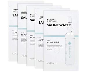 MISSHA - Ac Care Solution Sheet Mask NaCl | Targeted Acne Care | Purifying and Antiseptic with NaCl | Includes Salicylic Acid and Botanical Extracts, 1 Unit