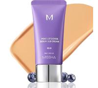 MISSHA M PERFECT COVER SERUM BB CREAM No.25 Warm Beige - Medium with Warm Undertone, BB Cream by Cardi B Pick, Skin Tint, Tinted Moisturizer, Skin Care Foundation Makeup, Korean Makeup,35 ml