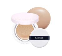 MISSHA Magic Cushion Foundation No.23 Natural Beige for light with neutral skin tone - Flawless Coverage Dewy Finish Easy Application for All Skin T