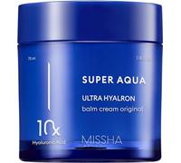 MISSHA - Super Aqua Ultra Hyalron Balm Cream | Deep Hydration with Hyaluronic Acid | Soft and Radiant Skin | Non-Greasy Balm Texture, 50ml, 1 Unit