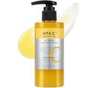 Missha Vita C All-In-One Bubble Foam Facial Cleanser 200 ml - Deep Pore Detox, Magic Bubbles With 99% Pure Vitamin C, Korean Face Wash - Removes Impurities, Makeup, Blackheads, Whiteheads