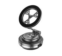MissHome Phone Holder - Magnetic Attraction Car Mount, Adjustable Dashboard Phone Cradle, Hands-Free Car Phone Stand, Strong Suction, Rotatable, Compact and Foldable, Gray
