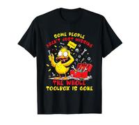 Missing A Screw Whole Toolbox Gone Duck Mechanic Tool Humor Value Graphic T-Shirt
