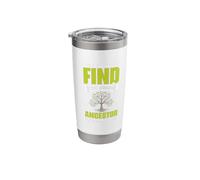 Missing Ancestor Ancestry Historian Genealogy Genealogist Stainless Steel Insulated Tumbler