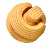 Missing Ball Slow Feed Toy Puppy Diversion Toy Dog Toy Food Hide Toy Pet exercise Toy Pet Snuffle Ball Dog Sniff Ball Pet Feeding Toy Dog Interactive Plaything Pet Playthings (Orange 8.5X8.5X8.5CM)