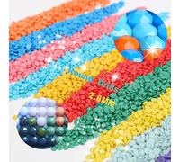 Missing Color Diamond Painting Replacement Beads - Square Round Drill Stones for Art, Cross Stitch Embroidery (2500pcs)