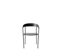 Missing Dining Chair with Armrest Black Ash Wood
