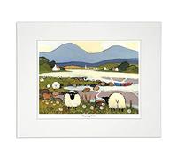 'Missing Ewe' Mounted Print by Thomas Joseph - Sheep Art