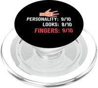 Missing Finger Prosthetic Amputation Recovery PopSockets PopGrip for MagSafe