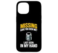 Missing Have You Seen Me 10MM Socket Car Guy Car Mechanic Case for iPhone 15