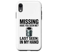 Missing Have You Seen Me 10MM Socket Car Guy Car Mechanic Case for iPhone XR