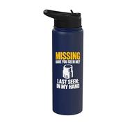 Missing Have You Seen Me 10MM Socket Car Guy Car Mechanic Stainless Steel Insulated Water Bottle