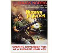 Missing In Action Chuck Norris Poster/Print/Picture Satin Photo Paper - A3-297mm x 420mm